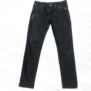 A.P.C. PETIT STANDARD JEAN Droit Etroit Size 31 Black